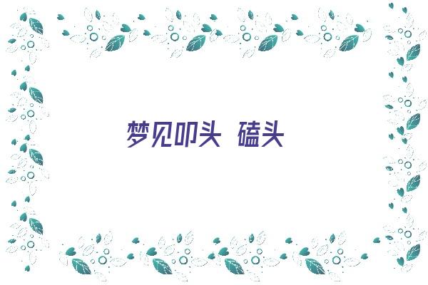 梦见叩头 磕头《梦见叩头 磕头什么意思》