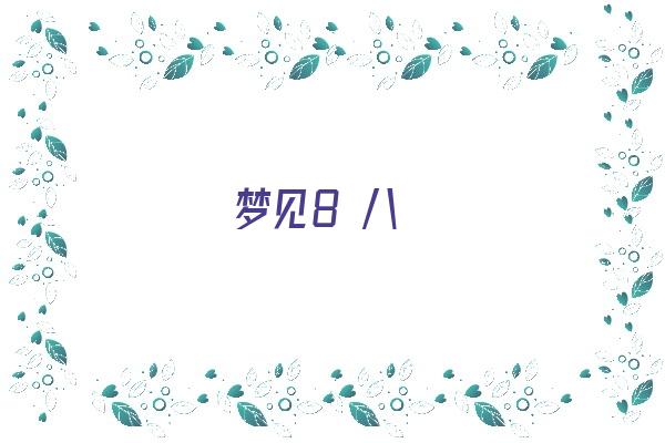 梦见8 八《做梦梦见8》