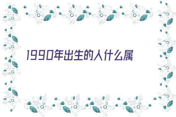 1990年出生的人什么属相的《1990年出生的人什么属相的人最好》