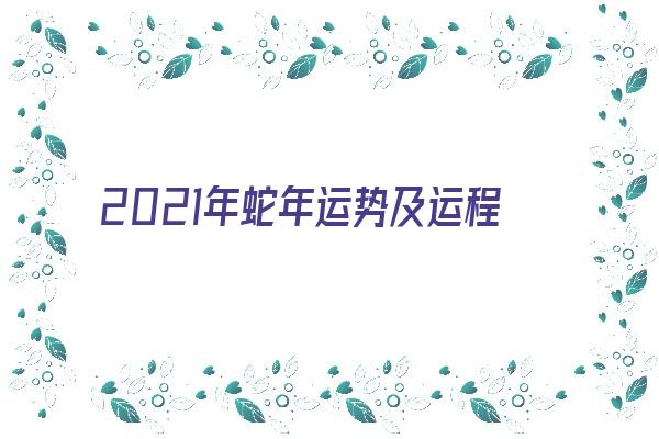 2021年蛇年运势及运程《2021年蛇年运势及运程详解》