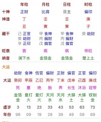 八字命格查询表（八字命格免费查询）